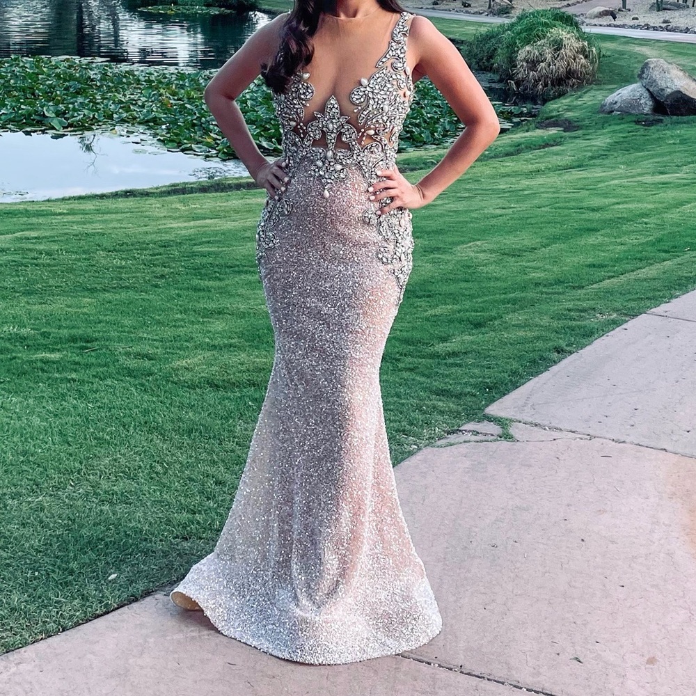 Portia and Scarlett couture evening gown